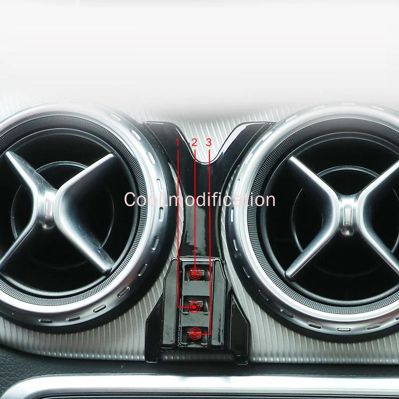 Car phone holder for Mercedes-Benz GLA 45 amg X156 CLA W117 C117 GLA200 GLA250 COUPE interior modified mobile phone bracket