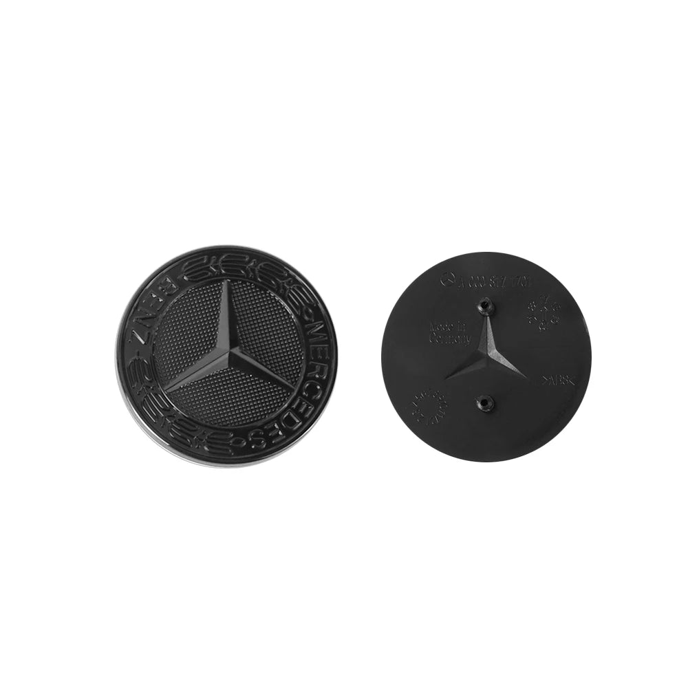 1pc 57mm 2Pin AFFALTERBACH Tree Hood Sticker For AMG Mercedes-benz GT50 W177 W246 GLB SLK GLA CLS CLA AMG Hood Sticker buckle