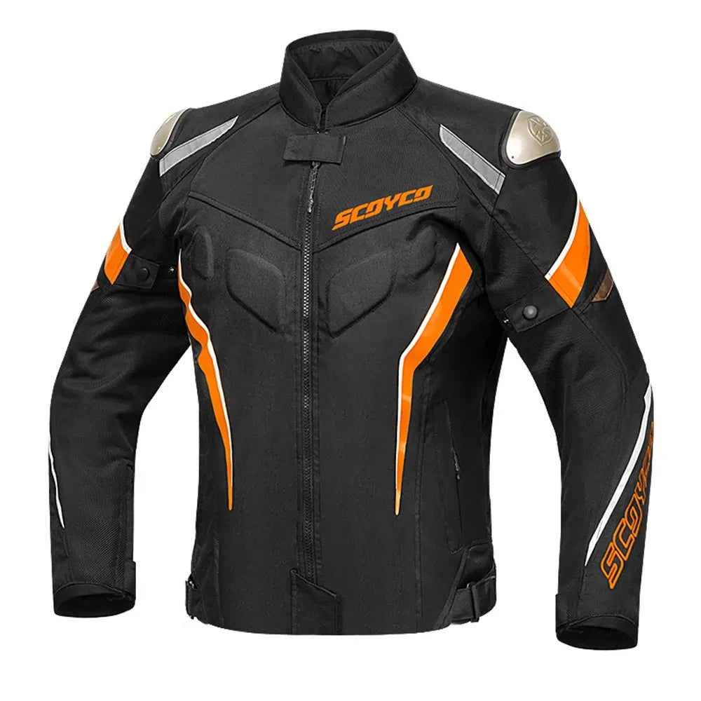 SCOYCO Motorbike Race Riding Jacket Breathable Road Commuter Race Motorcycle Top Off-Road Outdoor Riding Motorcycle Jacket
