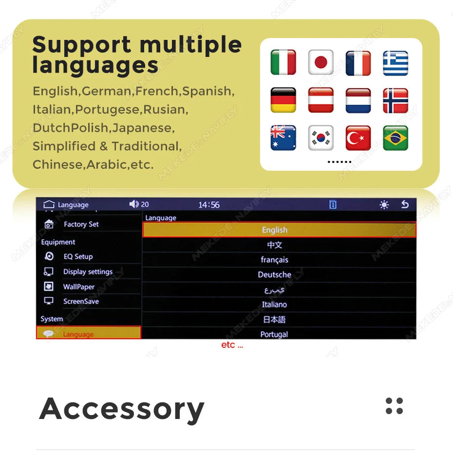 10.26/6.86inch Smart screen car intelligent systems Universal Car Raido Screen Multimedia Player Wireless Android Auto Carplay