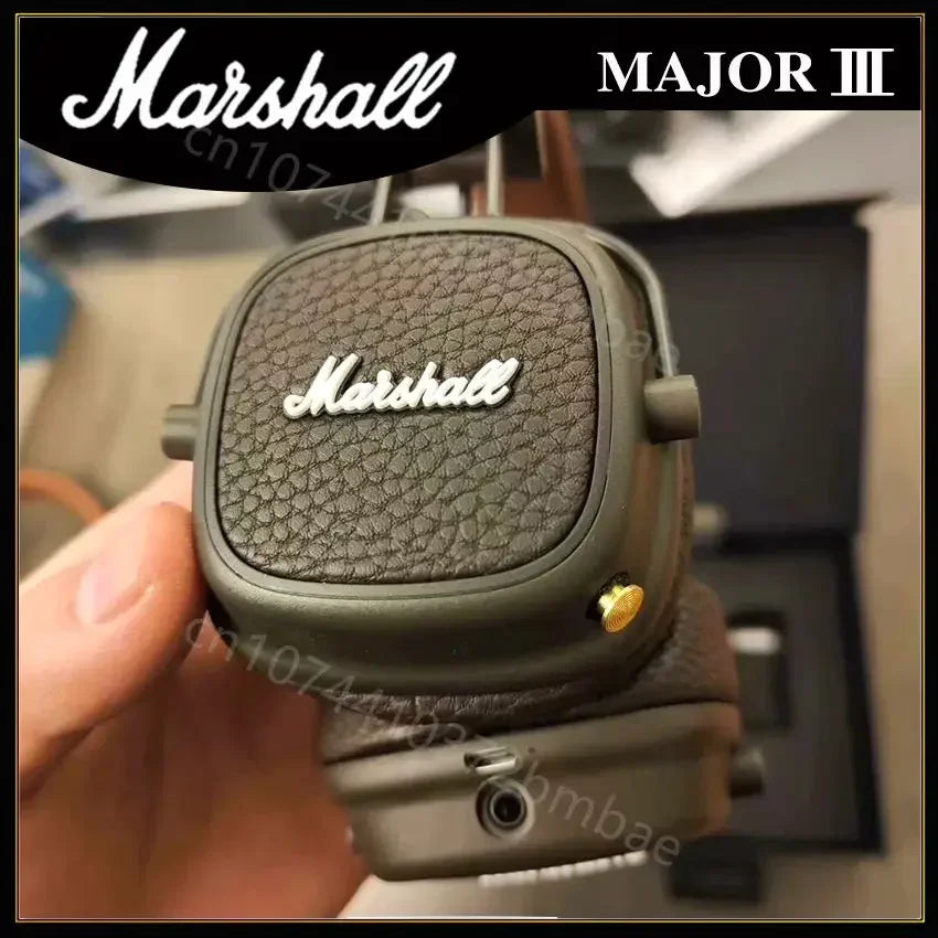 Marshall Major III Wireless Bluetooth Headphones Wireless Deep Bass Foldable Sport Gaming Music Headset with Microphone