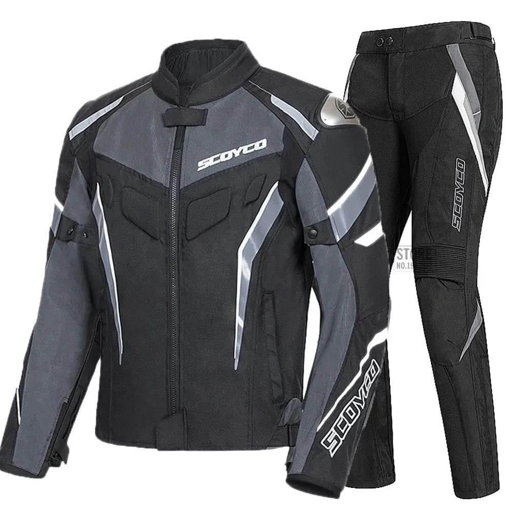 SCOYCO Motorbike Race Riding Jacket Breathable Road Commuter Race Motorcycle Top Off-Road Outdoor Riding Motorcycle Jacket