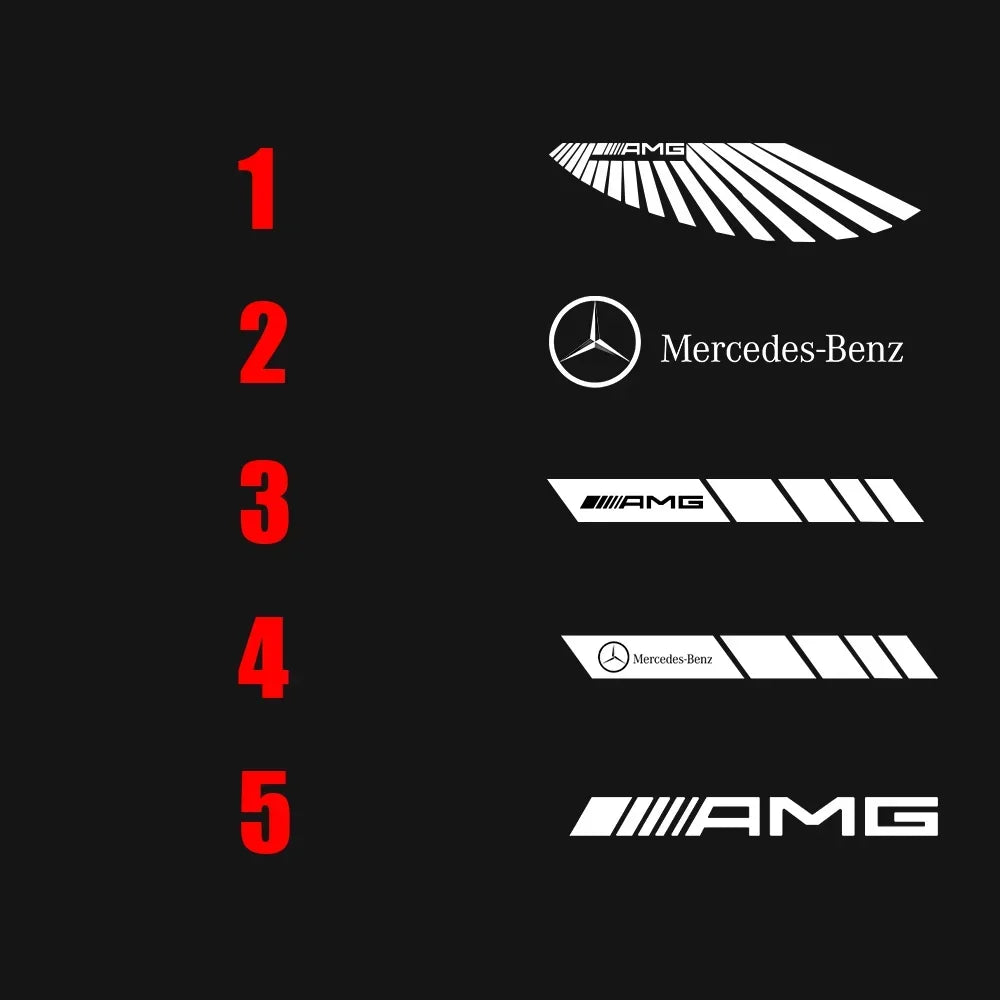 Car Dynamic Rearview Mirror Carpet Light Angel Wings Welcome Light Led For Mercedes benz W177 W247 W205 W222 GLA GLB GLC GLS EQC