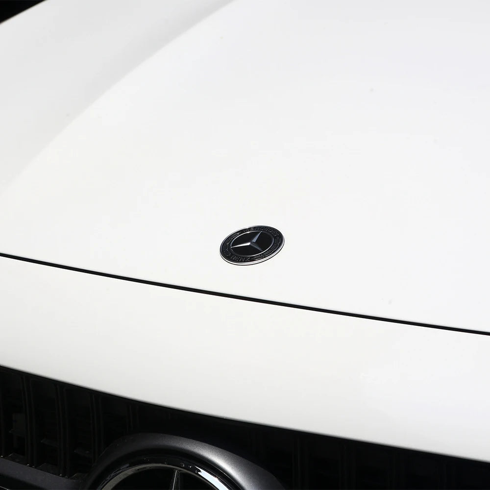 1pc 57mm 2Pin AFFALTERBACH Tree Hood Sticker For AMG Mercedes-benz GT50 W177 W246 GLB SLK GLA CLS CLA AMG Hood Sticker buckle