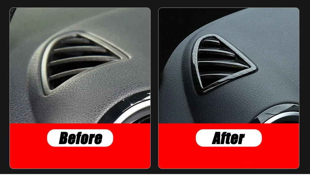 For Mercedes Benz B GLA Class W247 H247 AMG GLA35 GLA45 2020-2025 ABS Car Accessories Dashboard Air Outlet Vent Cover Trim Frame