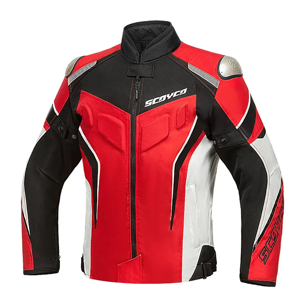SCOYCO Motorbike Race Riding Jacket Breathable Road Commuter Race Motorcycle Top Off-Road Outdoor Riding Motorcycle Jacket