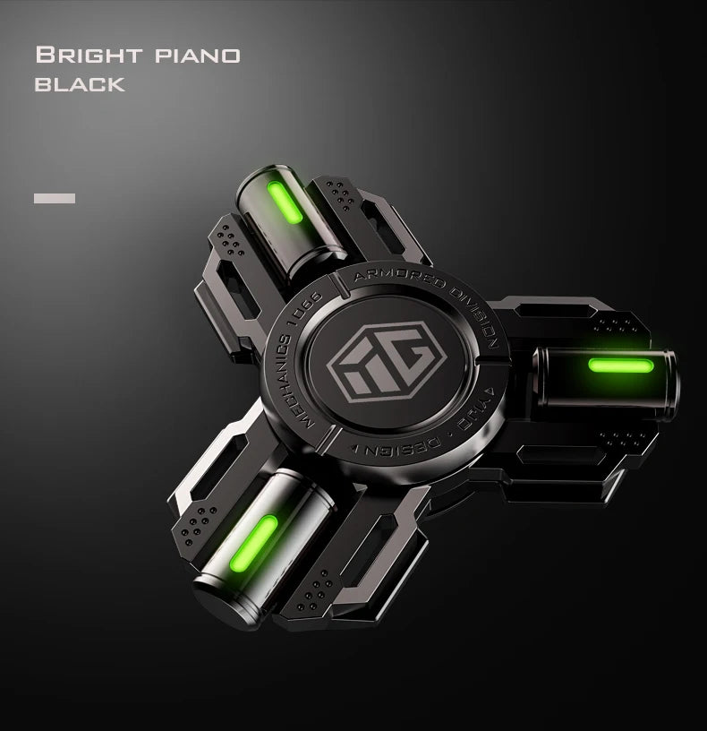 Permanent Glow Fidget Spinner Hand Spinner Alloy Material Long Rotation High Speed EDC Child Adult ADHD Stress Relief Toy Gifts