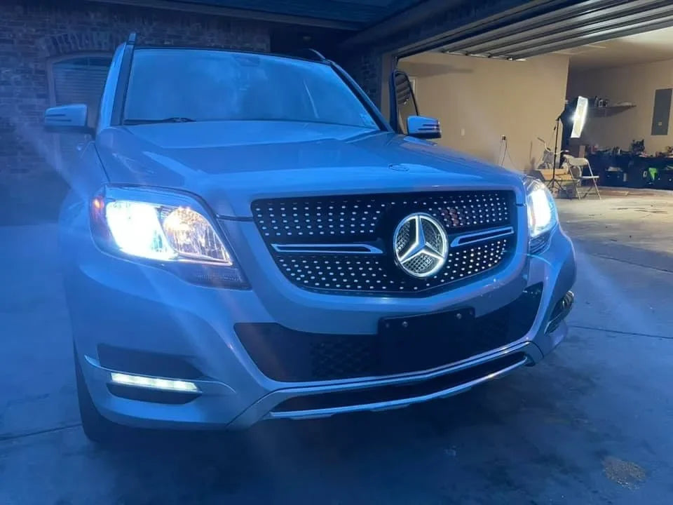 Glossy Black OE Style Car Front Grille Star Emblem Logo For Mercedes Benz W176 W246 W205 W212 W207 W217 W251 R231 W166 X166 X204