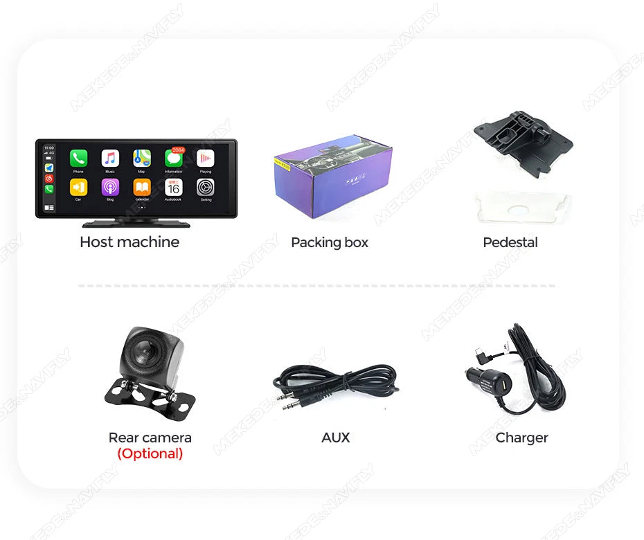10.26/6.86inch Smart screen car intelligent systems Universal Car Raido Screen Multimedia Player Wireless Android Auto Carplay