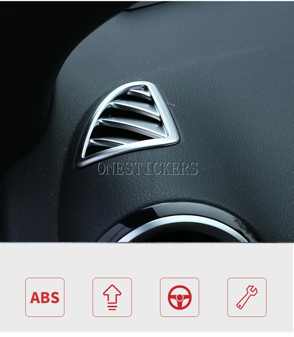 For Mercedes Benz B GLA Class W247 H247 AMG GLA35 GLA45 2020-2025 ABS Car Accessories Dashboard Air Outlet Vent Cover Trim Frame