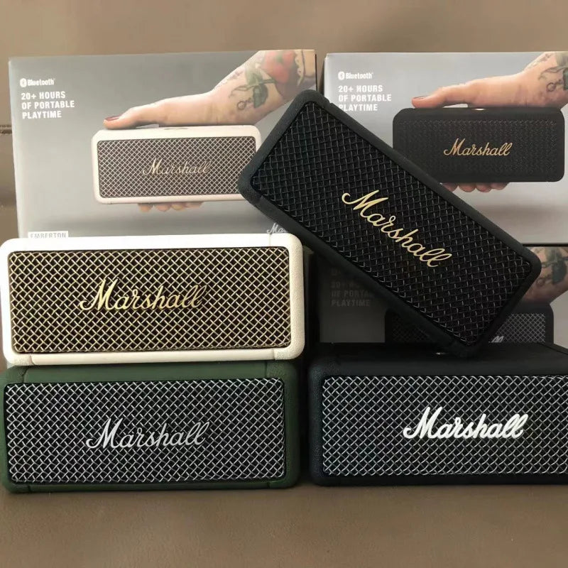 MARSHALL EMBERTON Wireless Bluetooth Speaker Waterproof Powerful Stereo Bass Sound Outdoor Subwoofer Portable Speakers