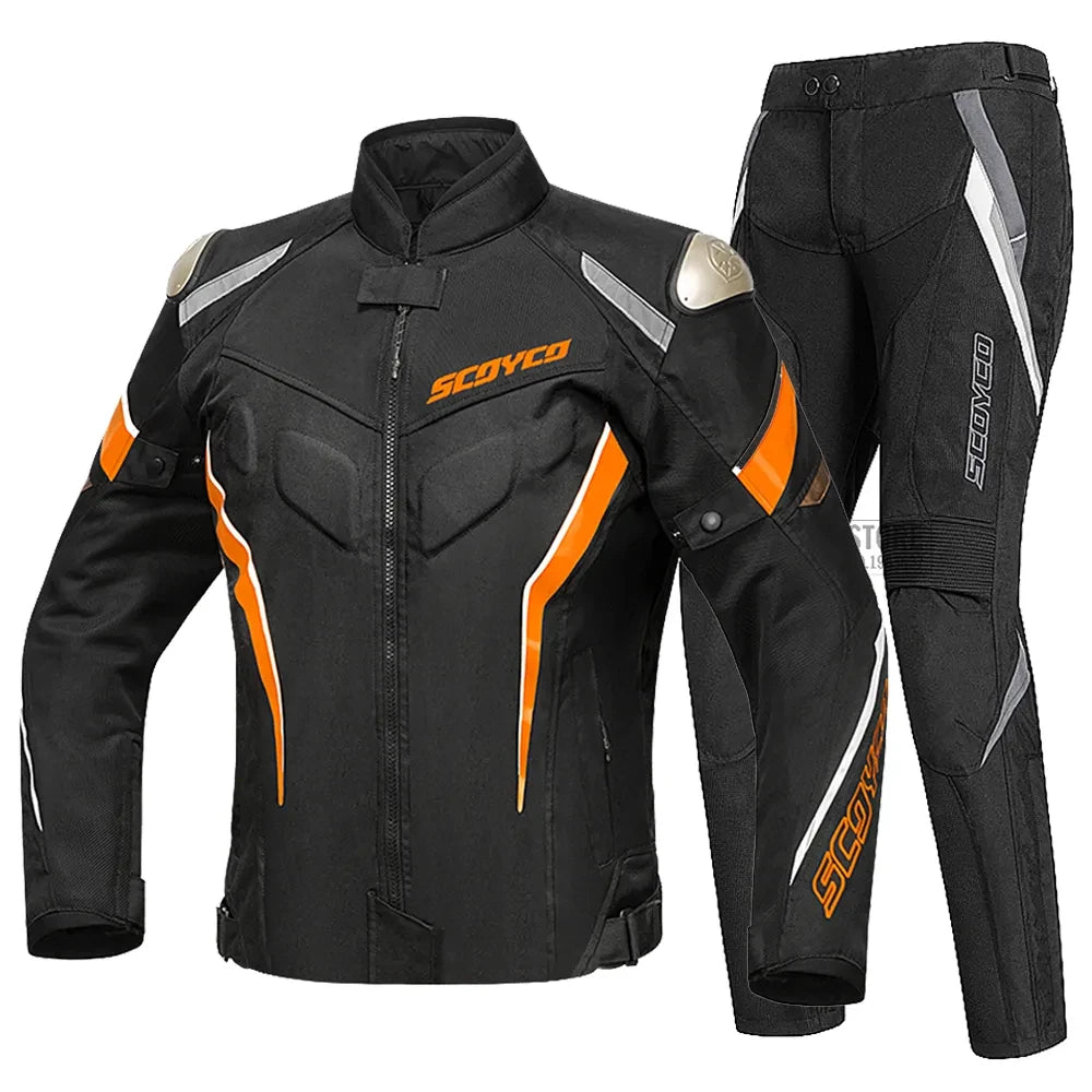 SCOYCO Motorbike Race Riding Jacket Breathable Road Commuter Race Motorcycle Top Off-Road Outdoor Riding Motorcycle Jacket