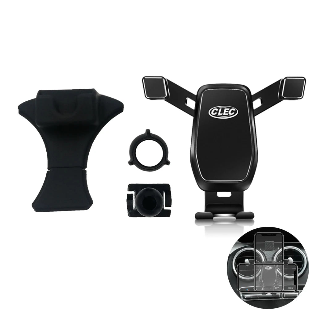 For Mercedes-Benz CLA GLA Class Car Phone Holder MB X156 C117 GLA200 GLA250 CLA180 CLA220 Air Vent Clip Adjust Stand GPS Bracket