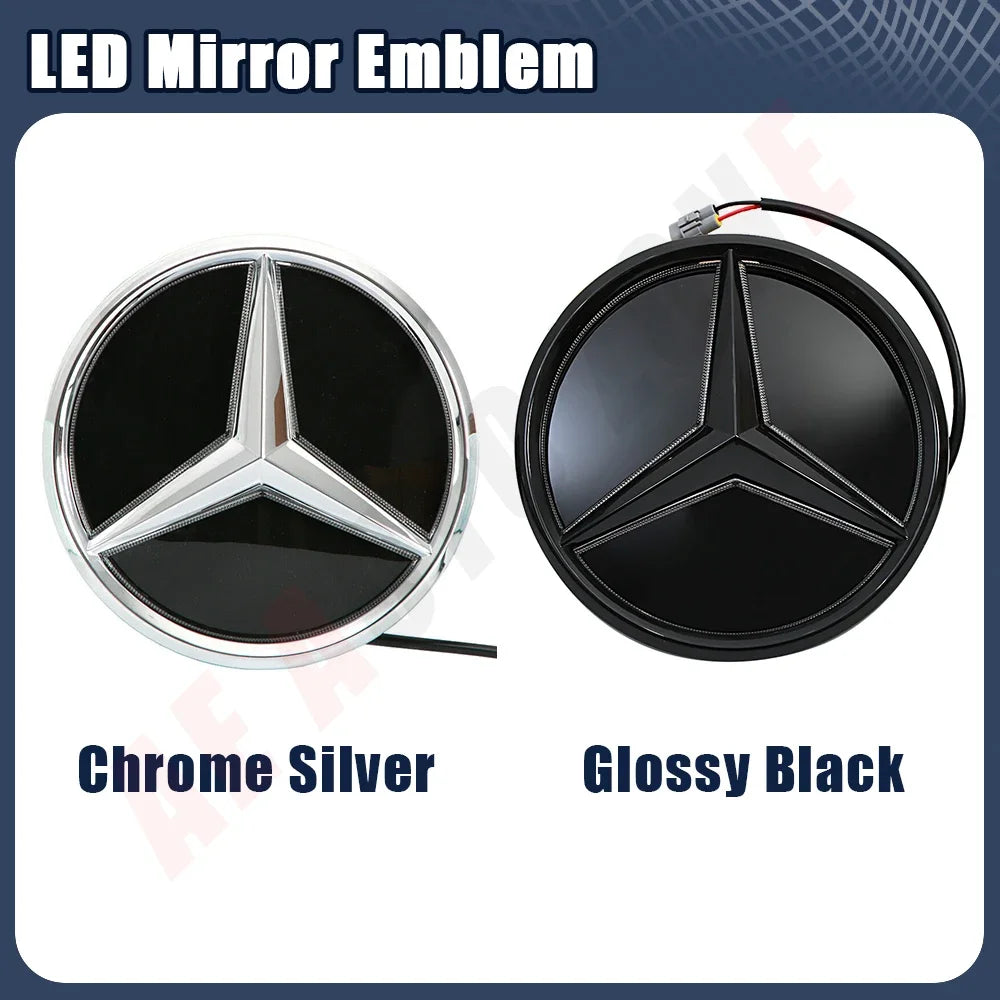 Glossy Black OE Style Car Front Grille Star Emblem Logo For Mercedes Benz W176 W246 W205 W212 W207 W217 W251 R231 W166 X166 X204