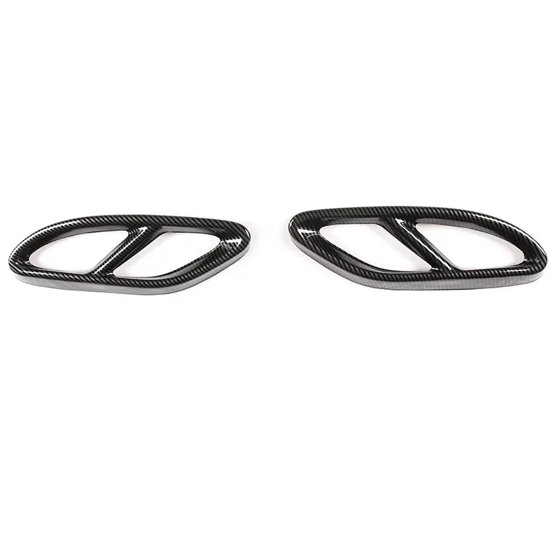 Pkx R-AUTO Exhaust Tip Muffler Pipe Cover Tail Pipe Stee For A Class W176 B Class W246 Mercedes Benz W212 W213 W205 X253 C180 C2