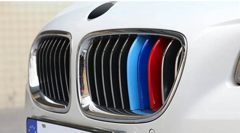 3pcs/lot Car Grille Network Decor Trims Grill Sticker for BMW E46 F30 E90 3 Series Car Style BMW Grille Sticker BMW Accessories