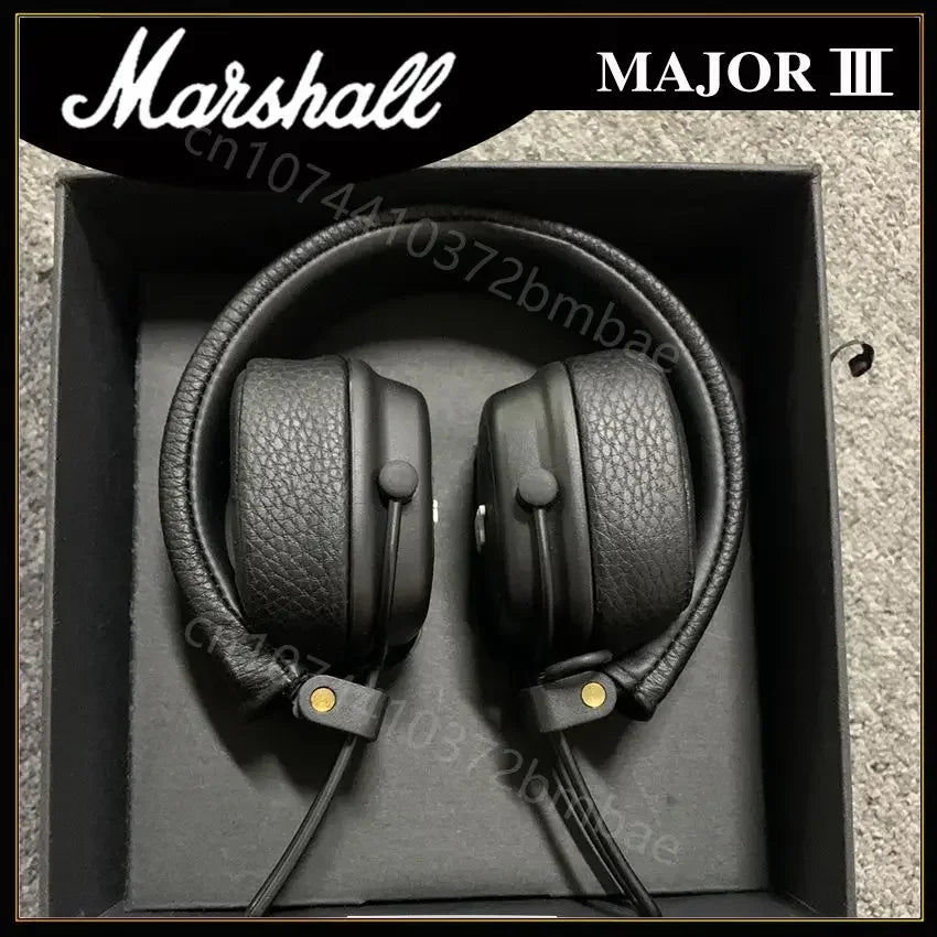 Marshall Major III Wireless Bluetooth Headphones Wireless Deep Bass Foldable Sport Gaming Music Headset with Microphone