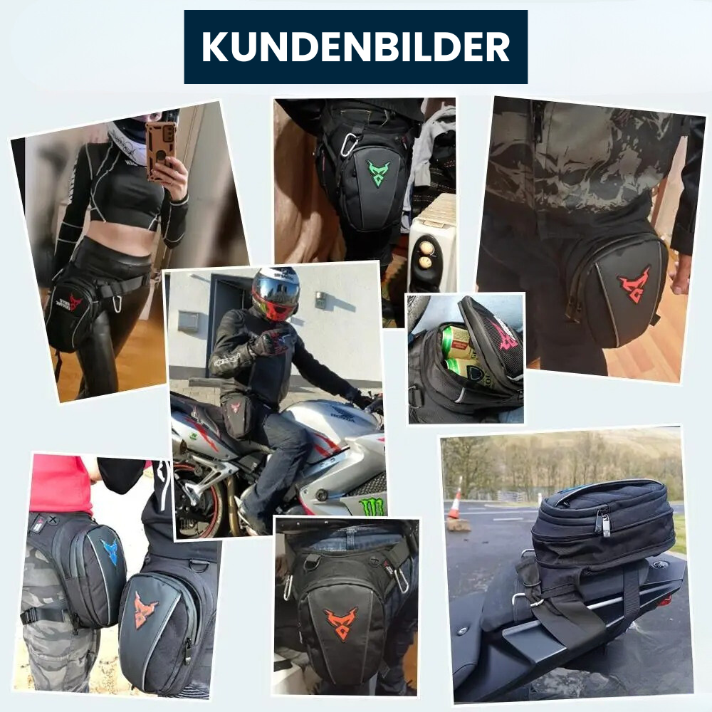 Motorrad-Beintasche – Für alles, was du wirklich brauchst.