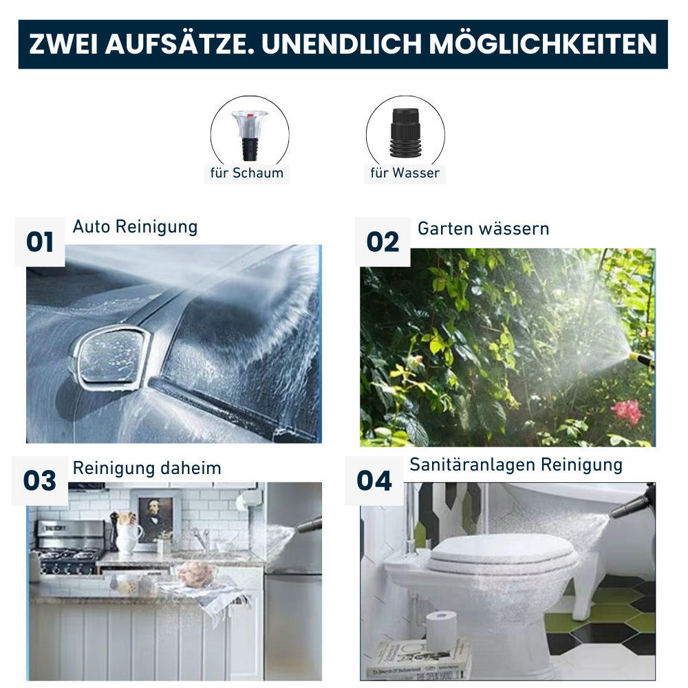 2L Schaumsprühgerät – Sauberkeit, die Eindruck macht.