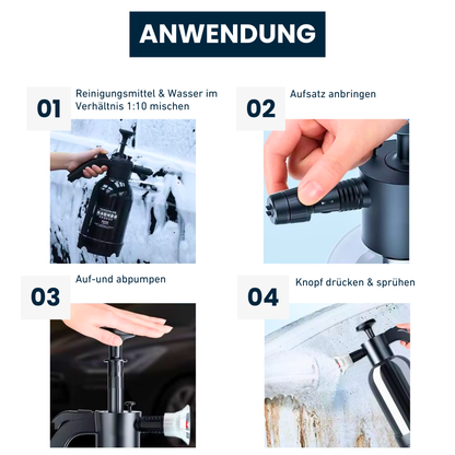 2L Schaumsprühgerät – Sauberkeit, die Eindruck macht.