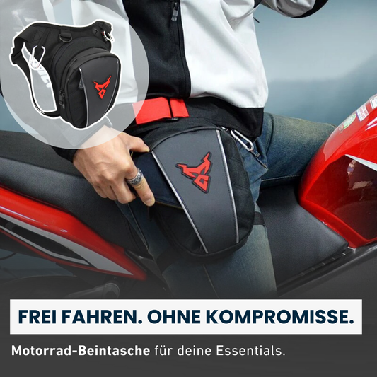 Motorrad-Beintasche – Für alles, was du wirklich brauchst.