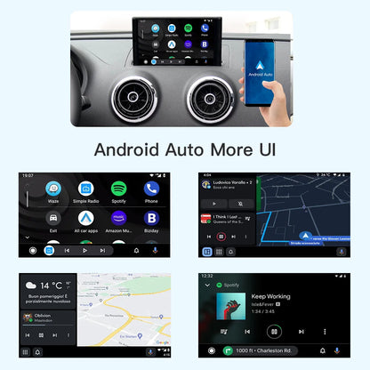 CarPlay Wireless Android Auto for 2013-2018 Audi A3 8v Q2 8P with Mirror Link AirPlay Bluetooth USB with Camera Support