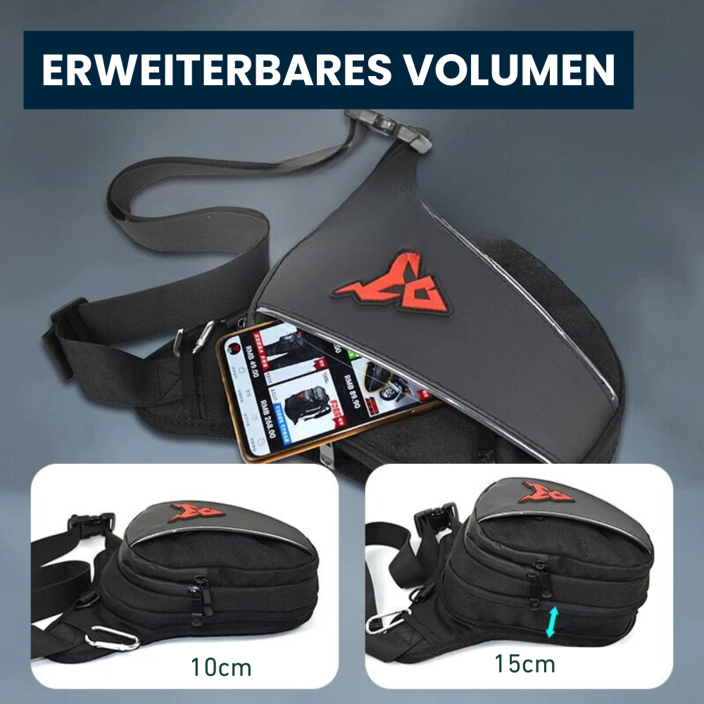 Motorrad-Beintasche – Für alles, was du wirklich brauchst.