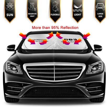 Car Windshield Sunshade Cover For Mercedes G63 G350d G500 GLA GLA43 GLB GLC GLC43 GLE GLE63 GLK GLS GLS63 ML Auto Accessories