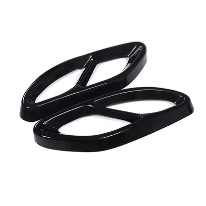 2pcs Stainless Steel Exhaust Pipe Cover Trim for Mercedes Benz A B C E GLC GLE Class W176 W246 W205 W213 AMG Car Styling