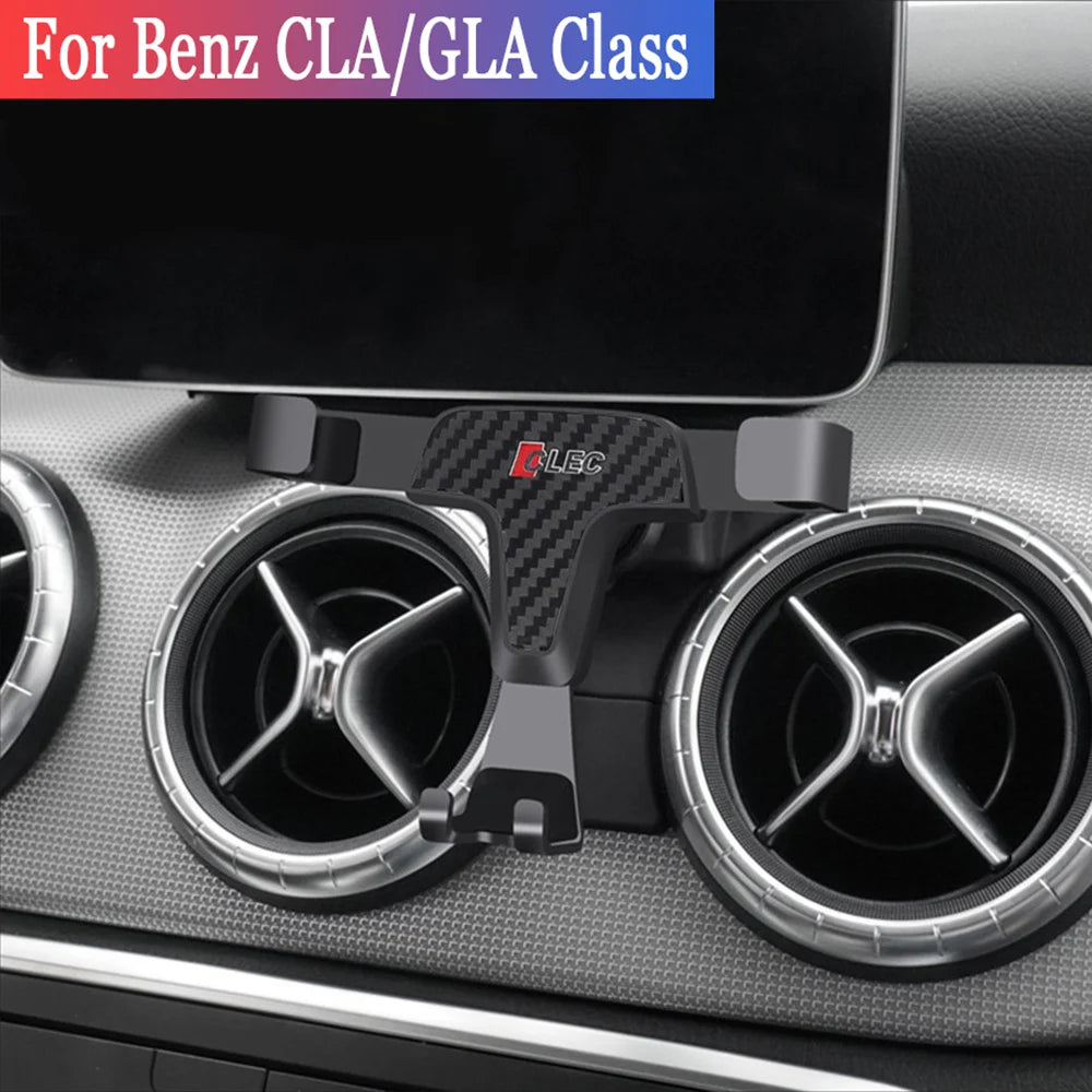 For Mercedes-Benz CLA GLA Class Car Phone Holder MB X156 C117 GLA200 GLA250 CLA180 CLA220 Air Vent Clip Adjust Stand GPS Bracket