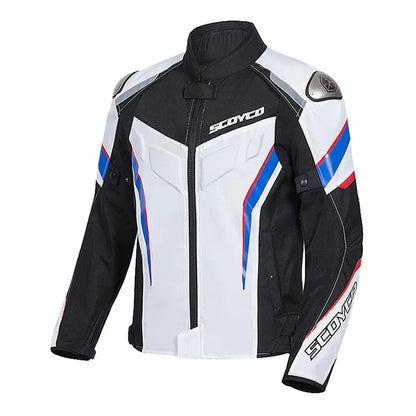 SCOYCO Motorbike Race Riding Jacket Breathable Road Commuter Race Motorcycle Top Off-Road Outdoor Riding Motorcycle Jacket