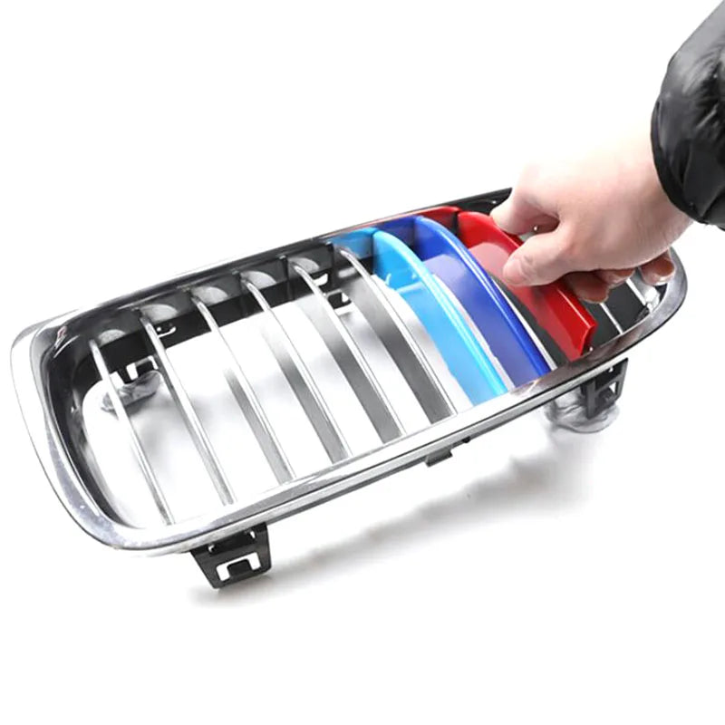 3pcs/lot Car Grille Network Decor Trims Grill Sticker for BMW E46 F30 E90 3 Series Car Style BMW Grille Sticker BMW Accessories