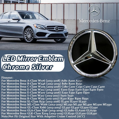 Glossy Black OE Style Car Front Grille Star Emblem Logo For Mercedes Benz W176 W246 W205 W212 W207 W217 W251 R231 W166 X166 X204