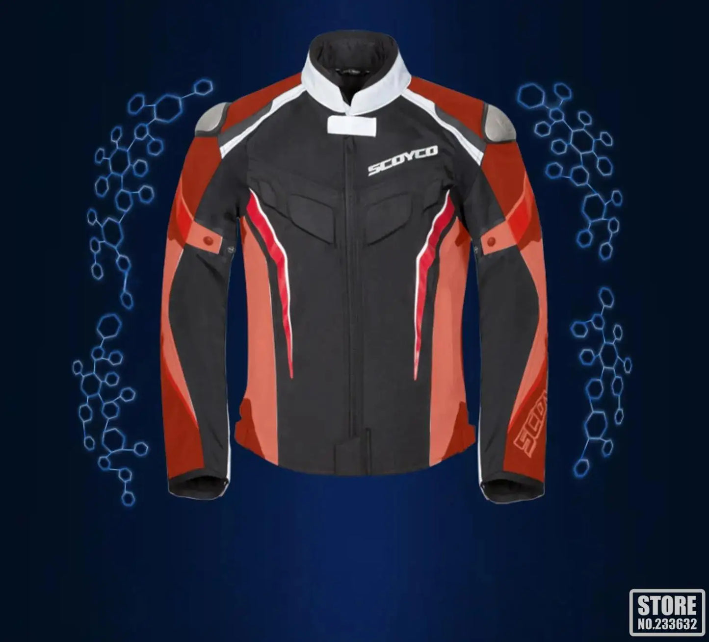 SCOYCO Motorbike Race Riding Jacket Breathable Road Commuter Race Motorcycle Top Off-Road Outdoor Riding Motorcycle Jacket