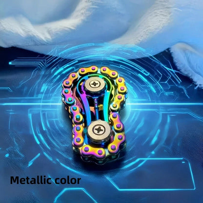 New Sprockets Flywheel Fingertip Gyro Fidget Spinner Antistress Anxiety Metal Bike Chains EDC Spinner Fidget Toys For Adult