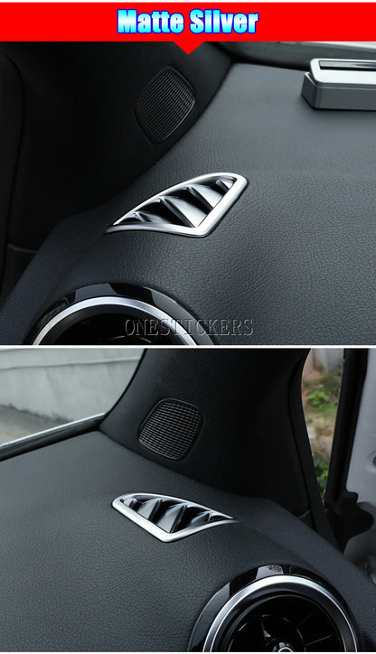 For Mercedes Benz B GLA Class W247 H247 AMG GLA35 GLA45 2020-2025 ABS Car Accessories Dashboard Air Outlet Vent Cover Trim Frame