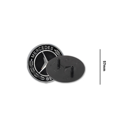 1pc 57mm 2Pin AFFALTERBACH Tree Hood Sticker For AMG Mercedes-benz GT50 W177 W246 GLB SLK GLA CLS CLA AMG Hood Sticker buckle