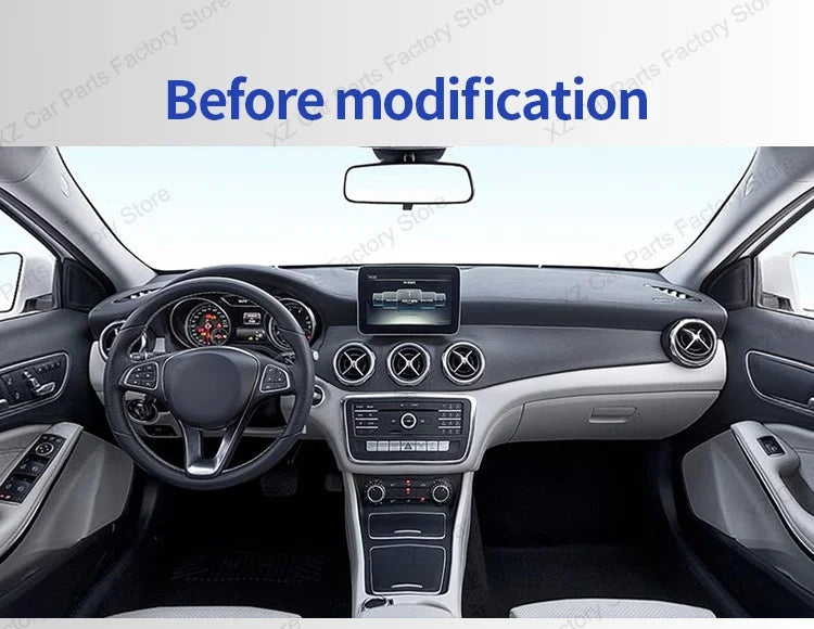 For Mercedes-Benz A CLA GLA W176 W117 W156 Turbine Air Vent Ambient Light Kit 12/64 Colors Air Vents Car Parts