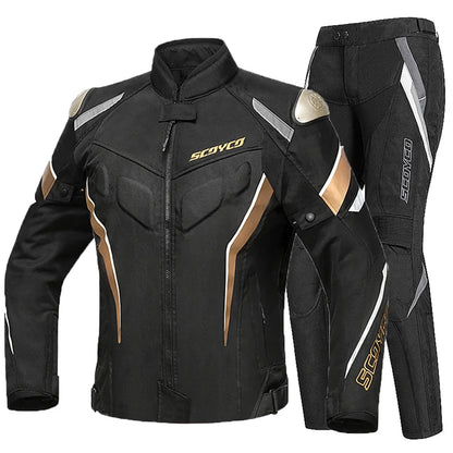 SCOYCO Motorbike Race Riding Jacket Breathable Road Commuter Race Motorcycle Top Off-Road Outdoor Riding Motorcycle Jacket