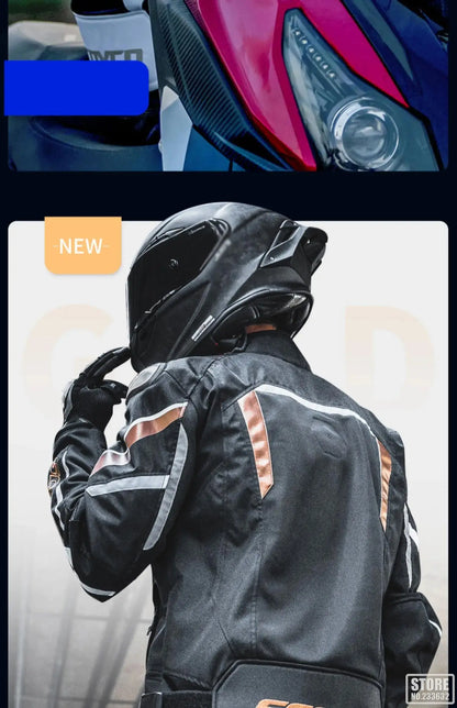 SCOYCO Motorbike Race Riding Jacket Breathable Road Commuter Race Motorcycle Top Off-Road Outdoor Riding Motorcycle Jacket