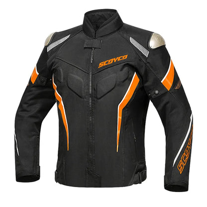 SCOYCO Motorbike Race Riding Jacket Breathable Road Commuter Race Motorcycle Top Off-Road Outdoor Riding Motorcycle Jacket