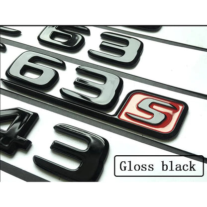 Car Trunk Words Logo Badge Emblem Decals Sticker For Mercedes Benz GLA GLA35 GLA45 GLA180 GLA200 GLA220 GLA250 GLA260 X156