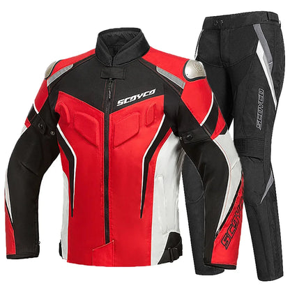SCOYCO Motorbike Race Riding Jacket Breathable Road Commuter Race Motorcycle Top Off-Road Outdoor Riding Motorcycle Jacket