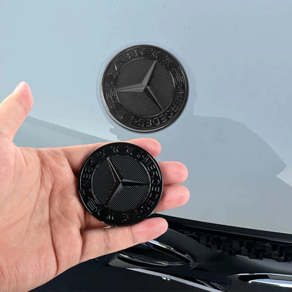 1pc 57mm 2Pin AFFALTERBACH Tree Hood Sticker For AMG Mercedes-benz GT50 W177 W246 GLB SLK GLA CLS CLA AMG Hood Sticker buckle