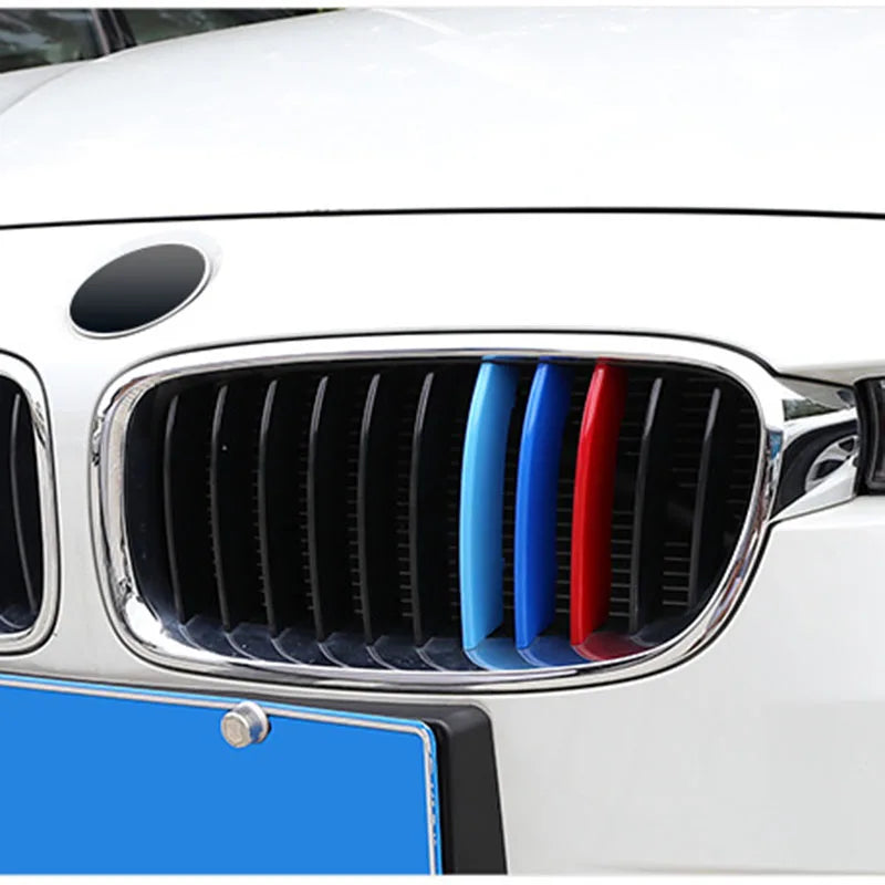 3pcs/lot Car Grille Network Decor Trims Grill Sticker for BMW E46 F30 E90 3 Series Car Style BMW Grille Sticker BMW Accessories