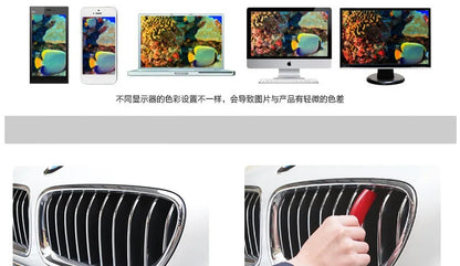 3pcs/lot Car Grille Network Decor Trims Grill Sticker for BMW E46 F30 E90 3 Series Car Style BMW Grille Sticker BMW Accessories