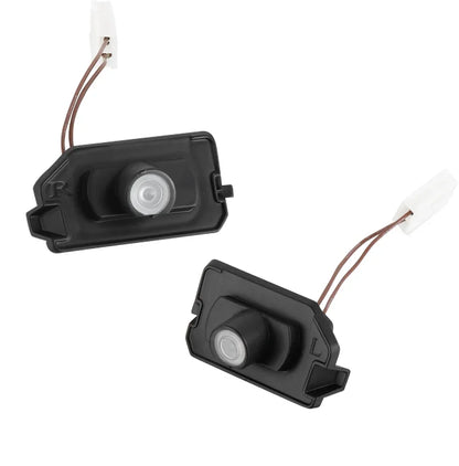 Car Dynamic Rearview Mirror Carpet Light Angel Wings Welcome Light Led For Mercedes benz W177 W247 W205 W222 GLA GLB GLC GLS EQC