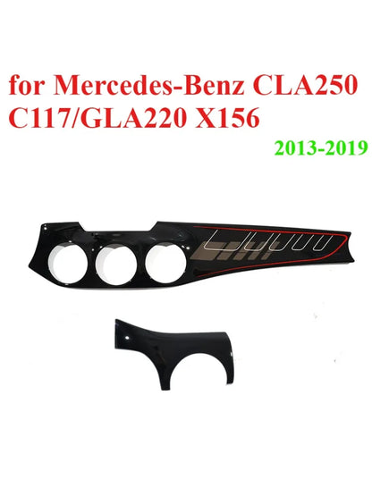Dashboard decoration for Mercedes-Benz CLA250 C117/GLA220 X156/CLA 45 air outlet cover dashboard center control panel sticker