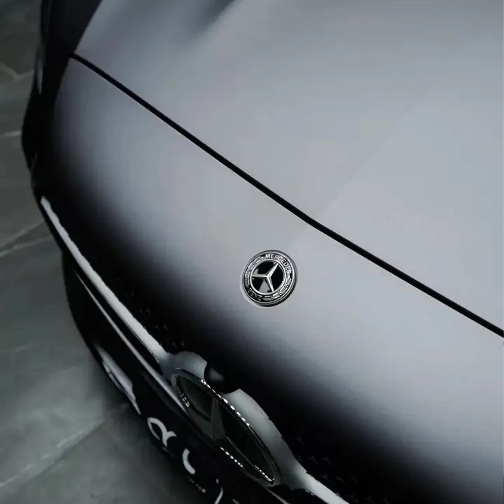 1pc 57mm 2Pin AFFALTERBACH Tree Hood Sticker For AMG Mercedes-benz GT50 W177 W246 GLB SLK GLA CLS CLA AMG Hood Sticker buckle