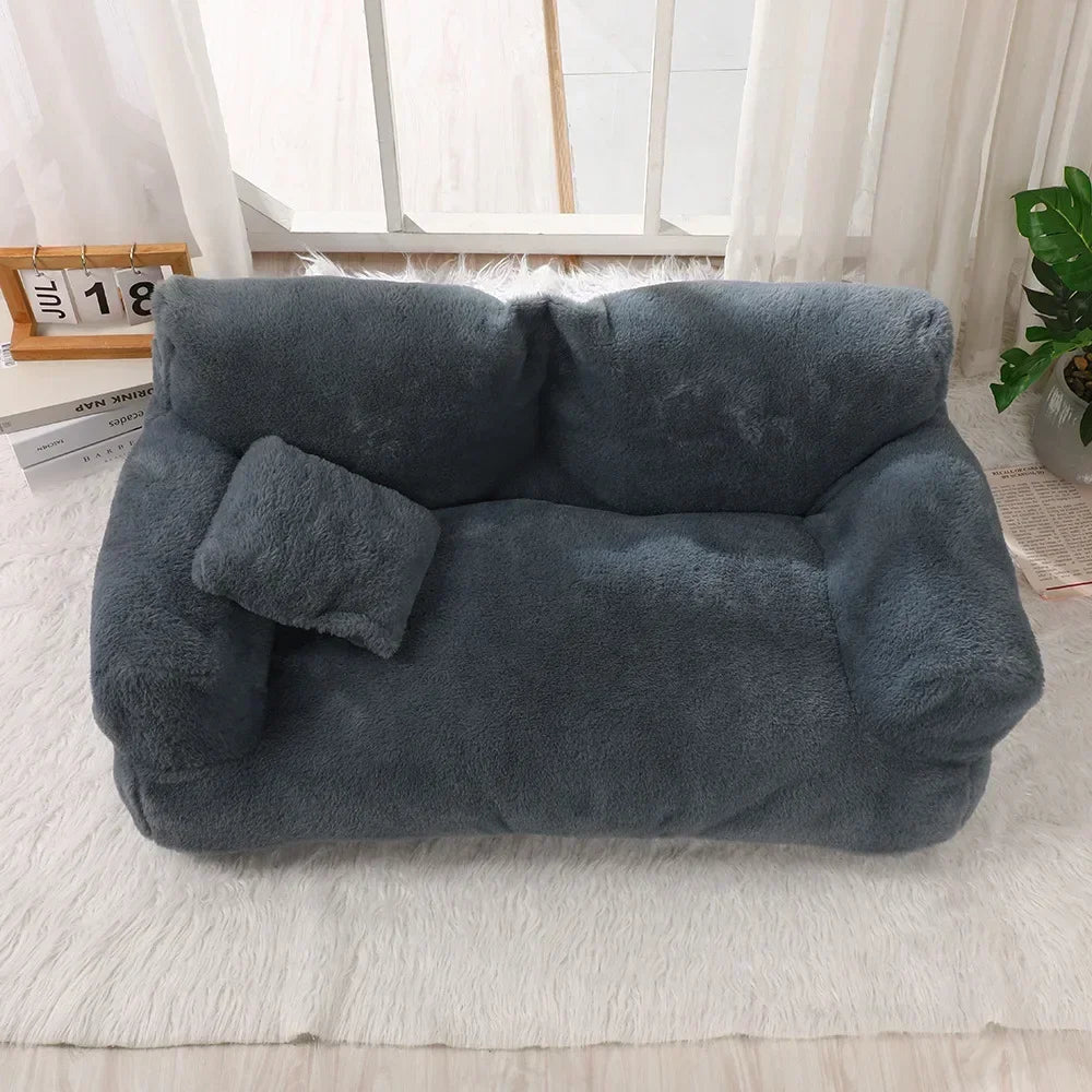Cat bed House Plush Dog Sofa Beds Washable Warm Pet Dog Nest Cat Beds sofa Comfortable CatS Cushion Dog Sleep winter Furniture